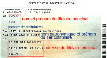 Démarche pour un changement d adresse - Carte Grise Public